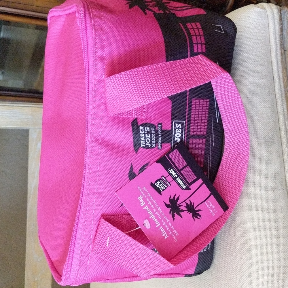 Trader Joe's Mini magenta tote